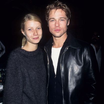 Gwyneth Paltrow and Brad Pitt 90s fashion