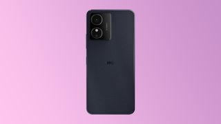 The HMD Key on a pink background