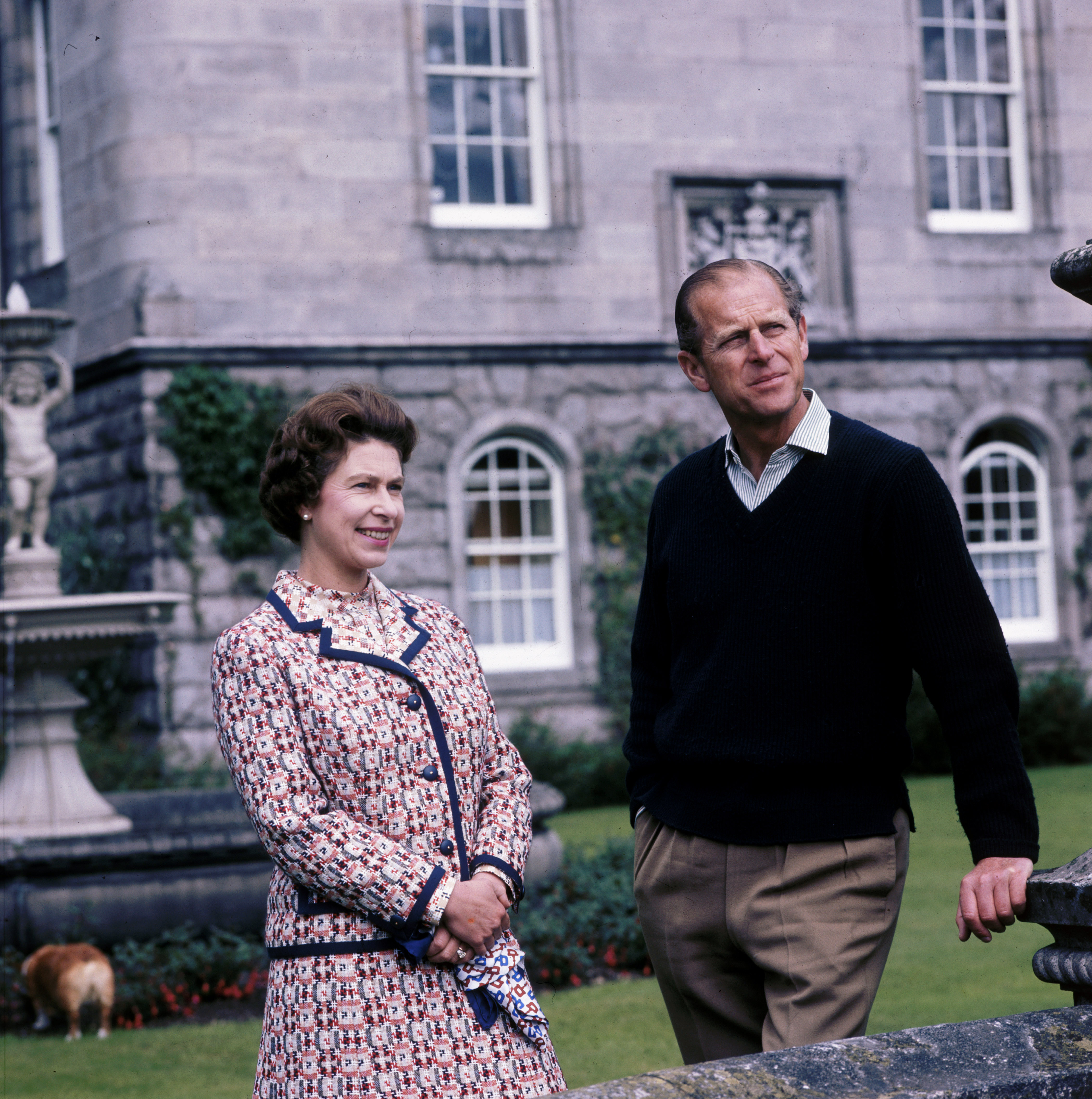 Queen Elizabeth II and Prince Philip at Balmoral, Scotland, 1972. (Photo by Fox Photos/Hulton Archive/Getty Images)