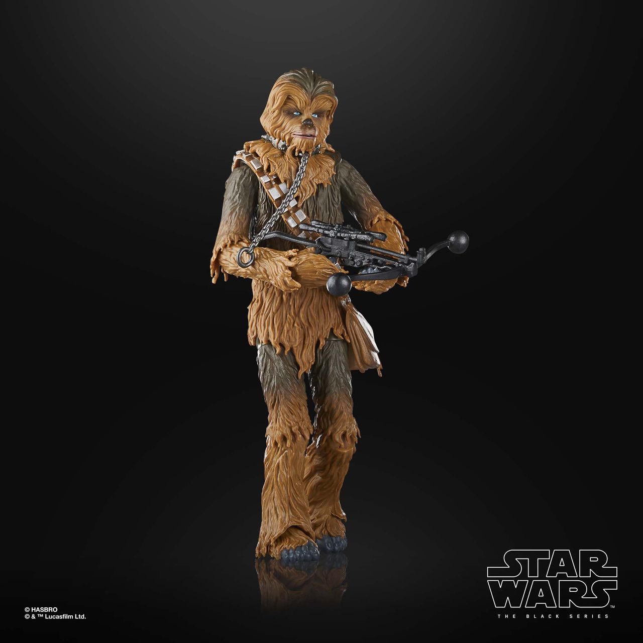 Star Wars The Black Series Return of the Jedi Chewbacca posed against a black background