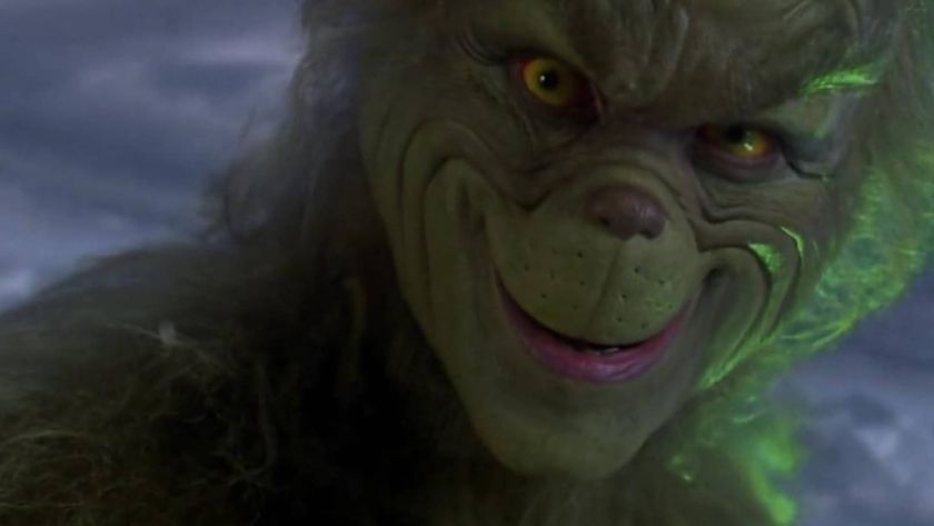 Jim Carrey in How the Grinch Stole Christmas