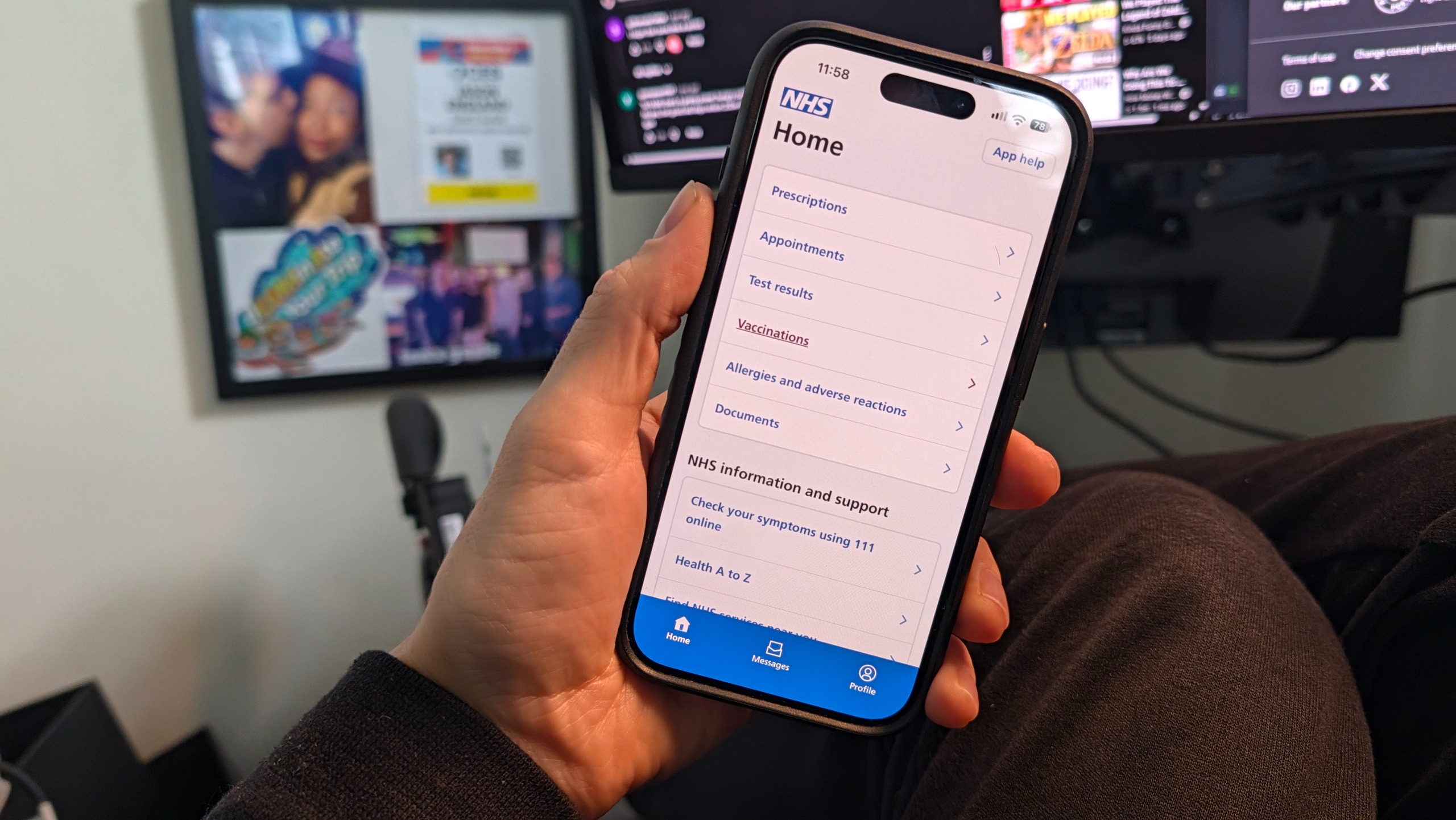 NHS app