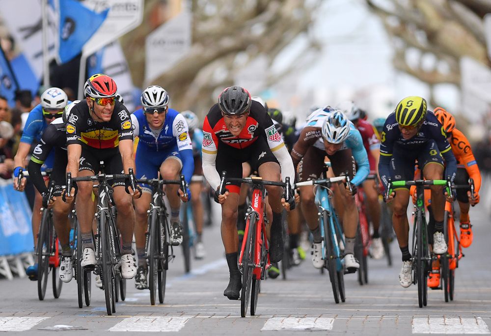 Greg Van Avermaet finishes eighth during stage 2 in Valencia