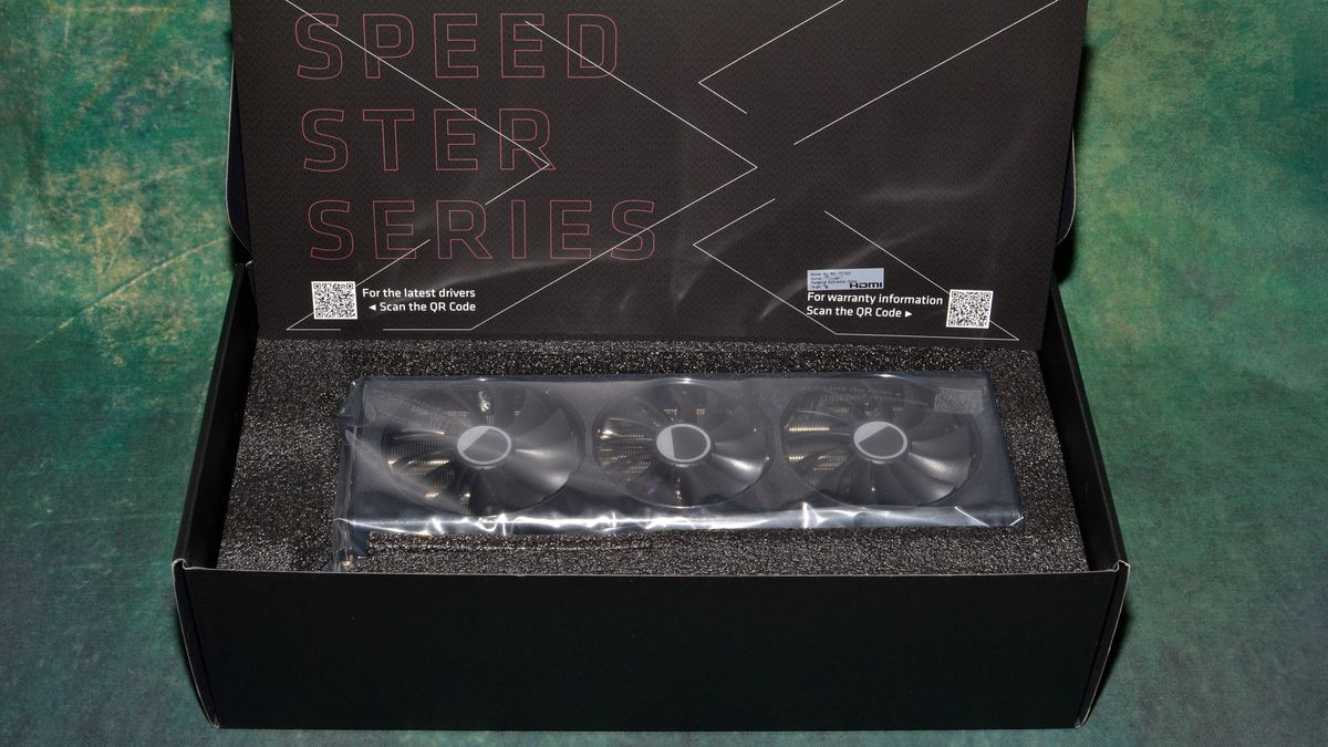 XFX AMD Radeon RX 7700 XT card photos