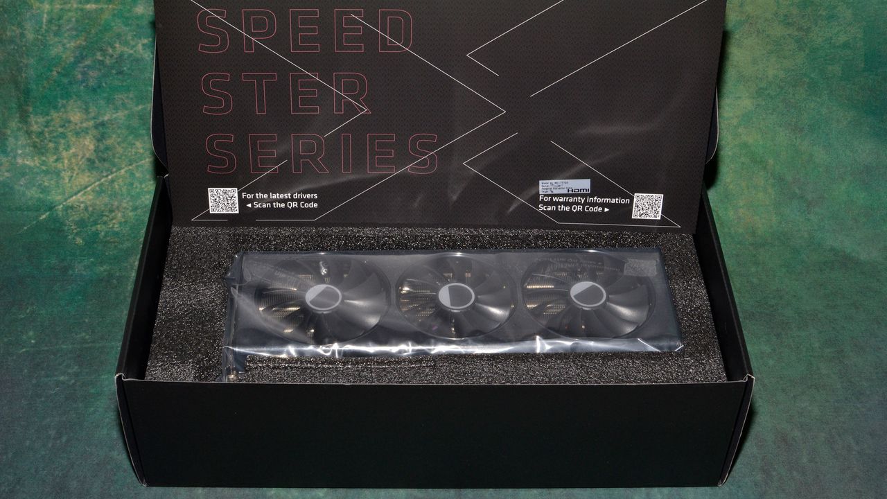 XFX AMD Radeon RX 7700 XT card photos