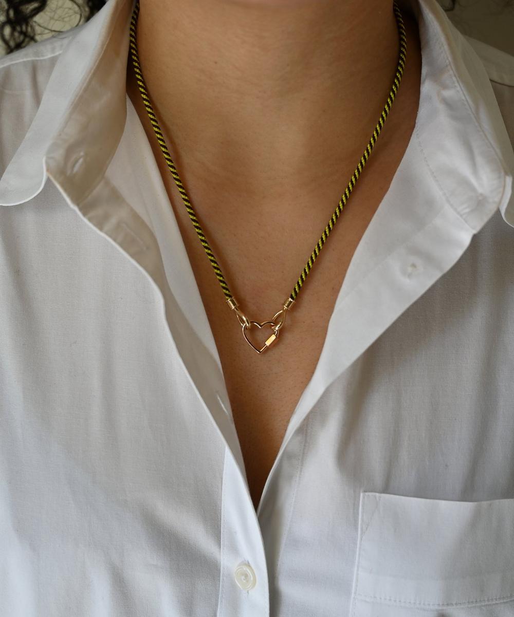 14ct Rose Gold String Project Necklace