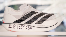 Sawe's autographed Adidas Adizero Adios Pro Evo 3 shoes 