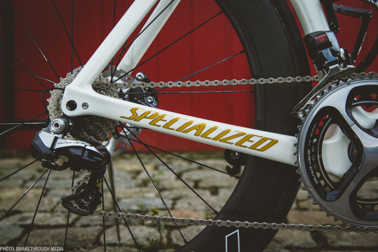 Dura Ace group set for Boonen's bike.