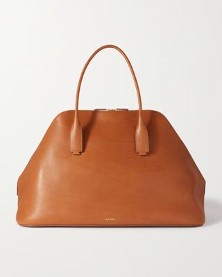 The Row Devon leather tote