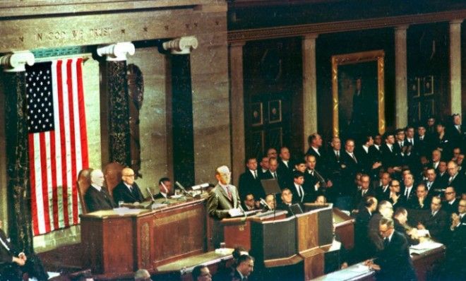 Lyndon Johnson was the first president to make the State of the Union a prime time event.