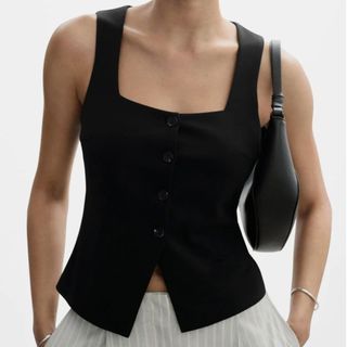 black waistcoat top