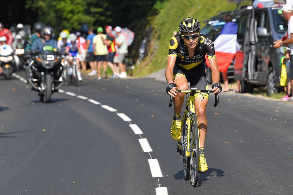 Rein Taaramee (Direct Energie) goes solo during stage 10 at the Tour de France