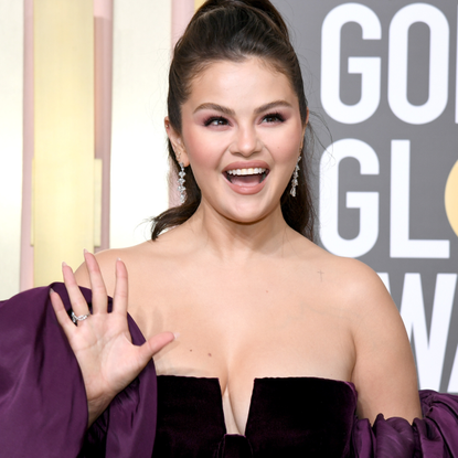 Selena Gomez attends the 80th Annual Golden Globe Awards at The Beverly Hilton on January 10, 2023