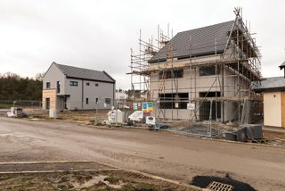 A home under construction at Graven Hill