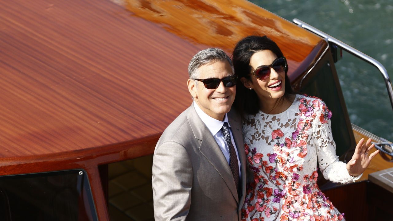 Amal and George Clooney