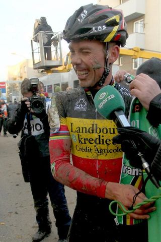 Sven Nys was in pain after his crash in Plzen