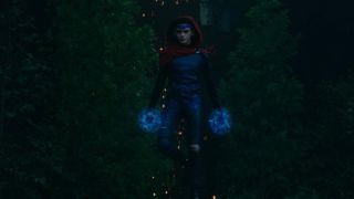 Billy Maximoff using his powers to levitate in Agatha All Along episode 8