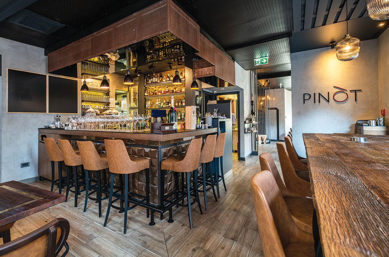 Pinot restaurant in Belgrade.