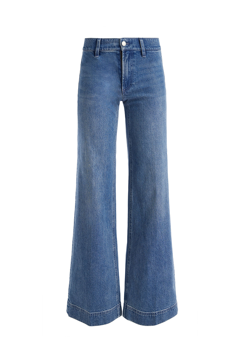 Brian Clean Front Wide Leg Jean