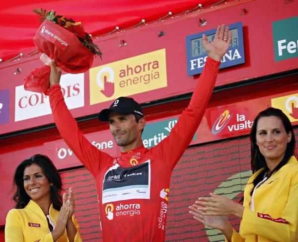 Daniele Bennati (Leopard Trek) enjoys life in red.