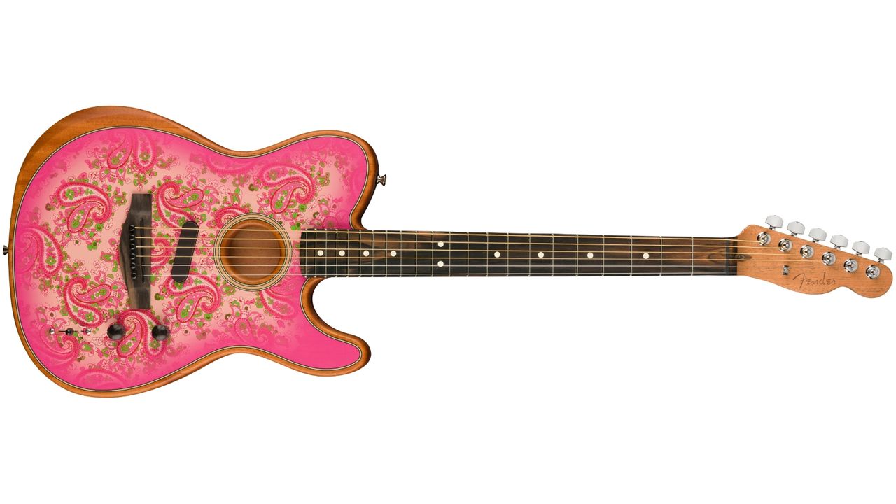 American Acoustasonic Telecaster Pink Paisley