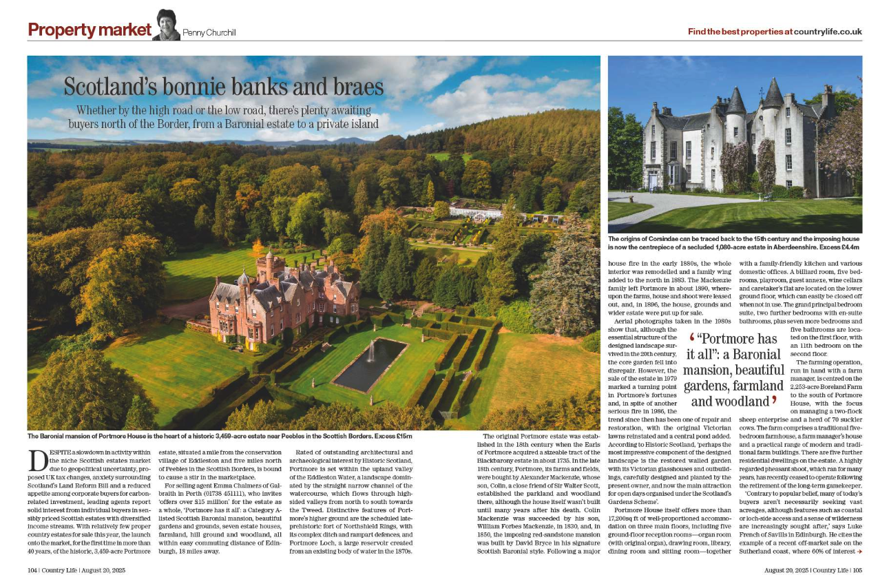Spreads from the August 20 issue of Country Life