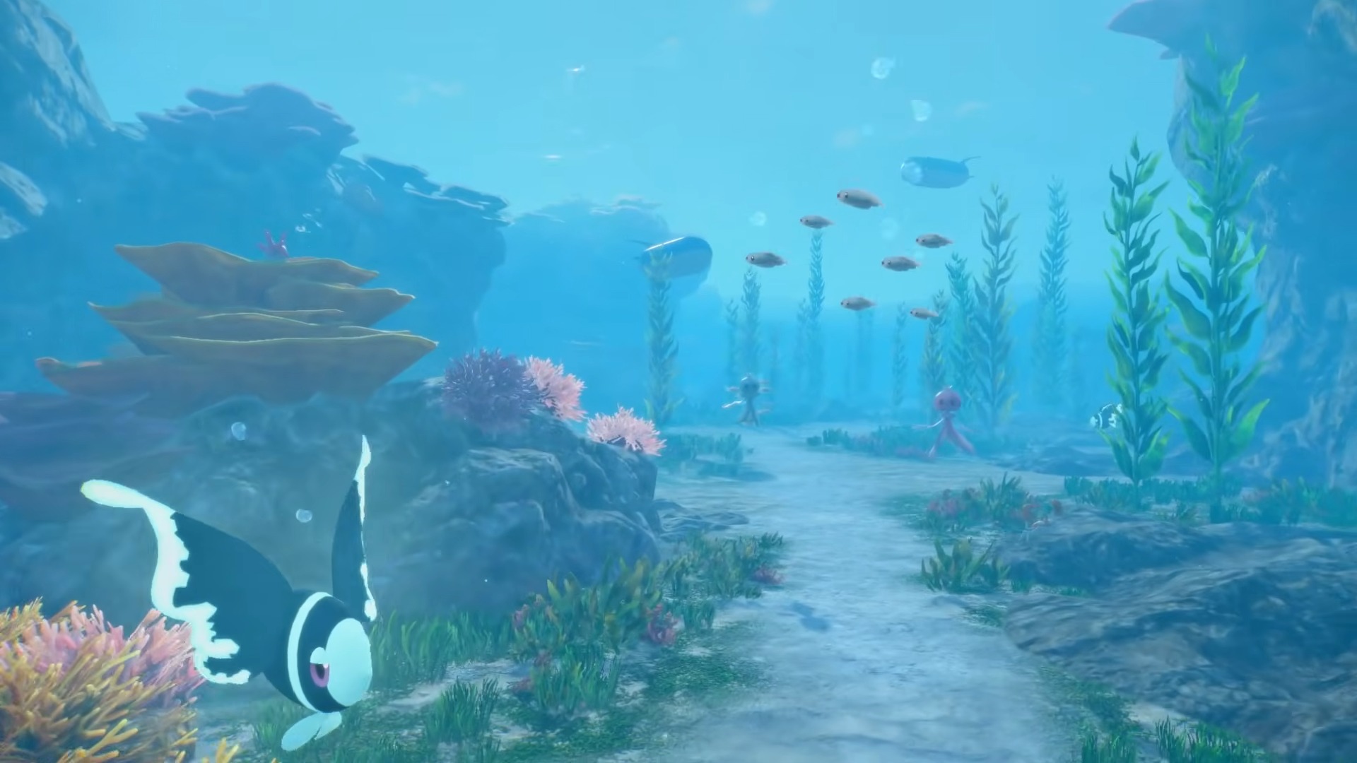 Pok&amp;eacute;mon Winds and Waves underwater exploration