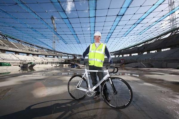 Ed Clancy is excited about the prospect of racing in this velodrome once it's finished.