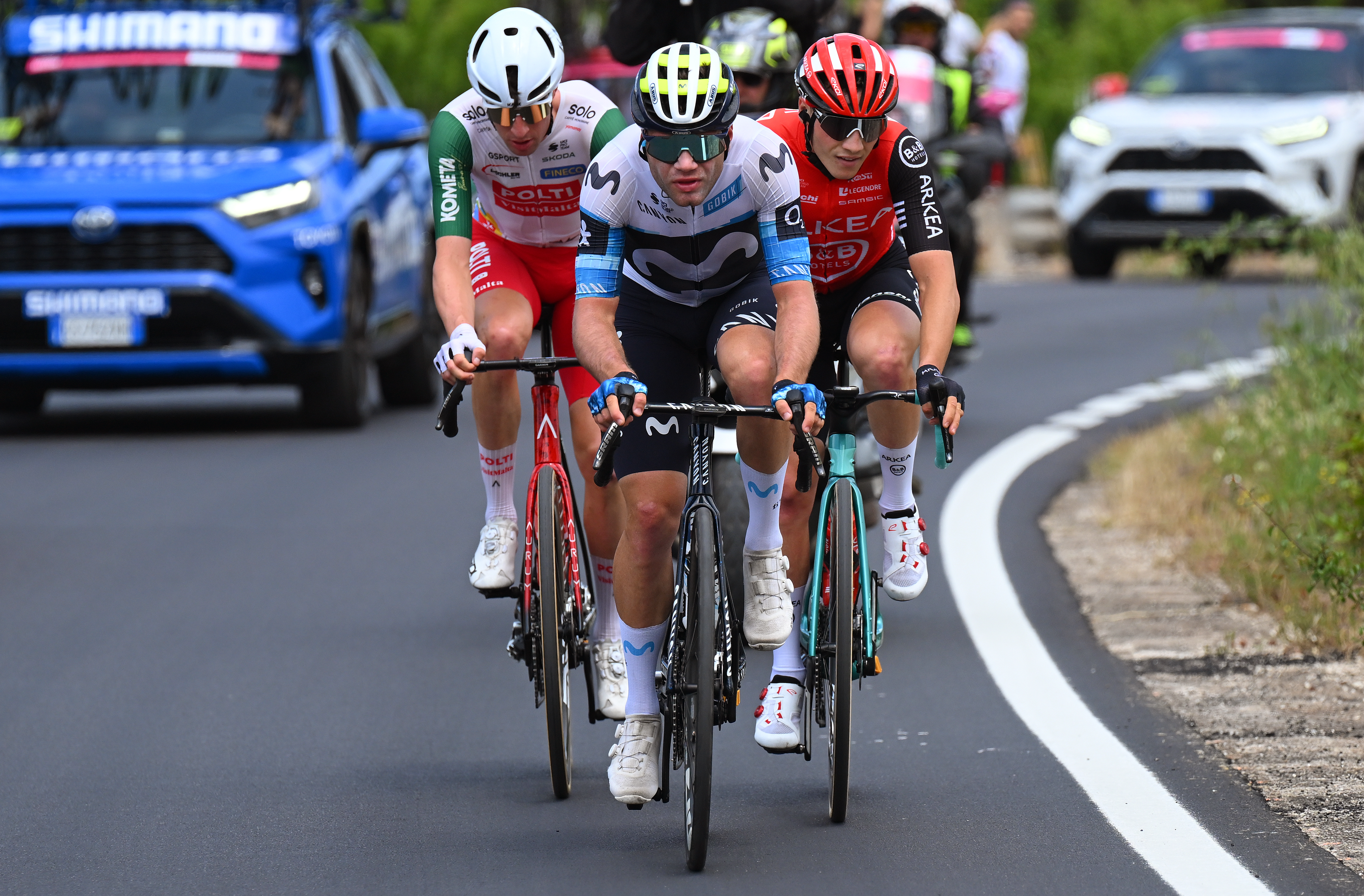 the breakway on stage 5 of the 2025 Giro d'Italia