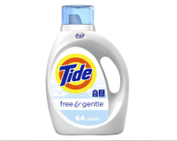 Tide Free &amp; Gentle Laundry Detergent Liquid Soap, 64 Loads, $12.97, Amazon