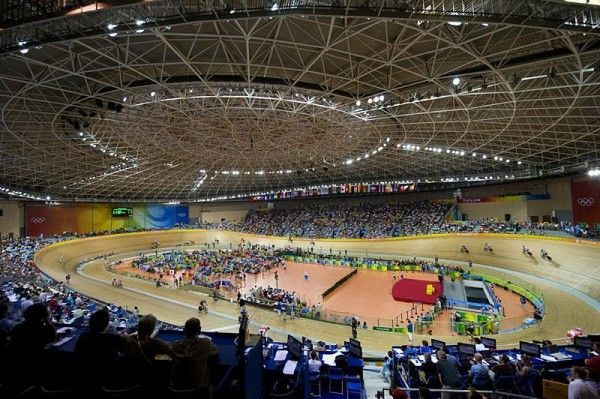 The Laoshan Velodrome was packed to the rafters for the final night.