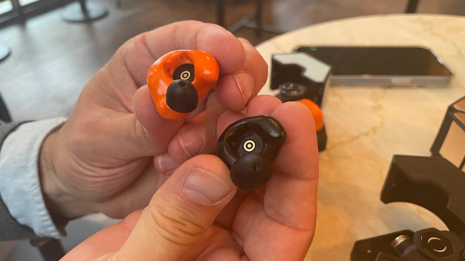 Breggz Zohn-1 RTW and custom-fit, in a listening session