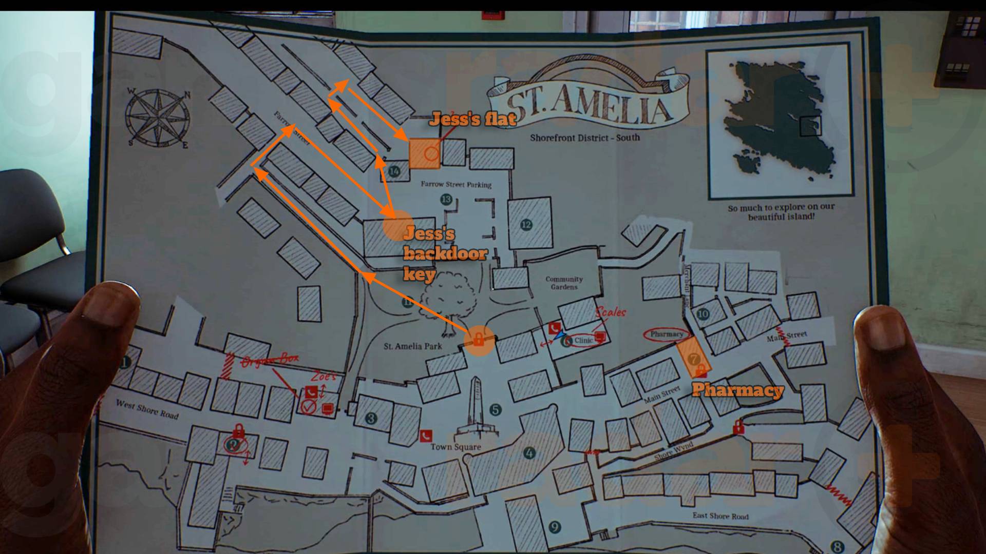 silent hill townfall scale puzzle locations