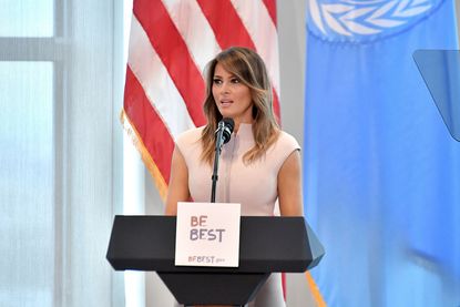 Melania Trump.