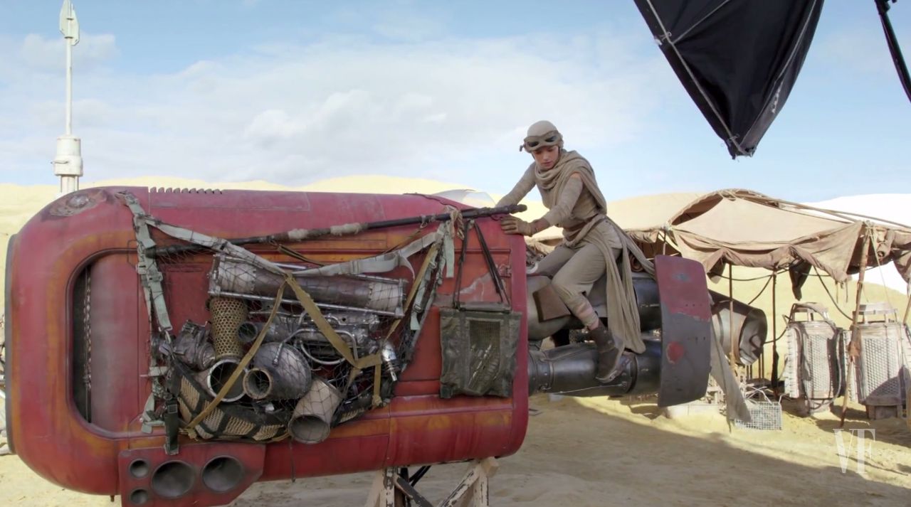 Celebrate Star Wars Day with a new behind-the-scenes look at Episode VII