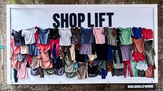 Gymshark Shop Lift campaign billboard