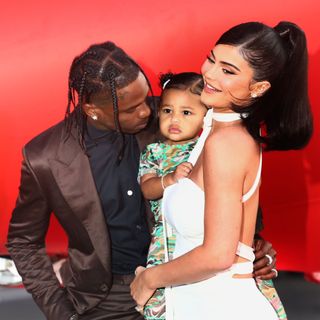 Travis Scott, Kylie Jenner and their baby Stormi