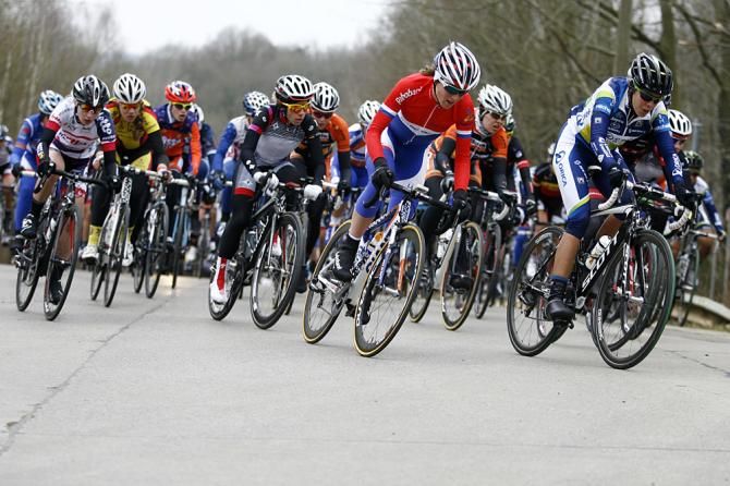 The women take on the Omloop van het Hageland