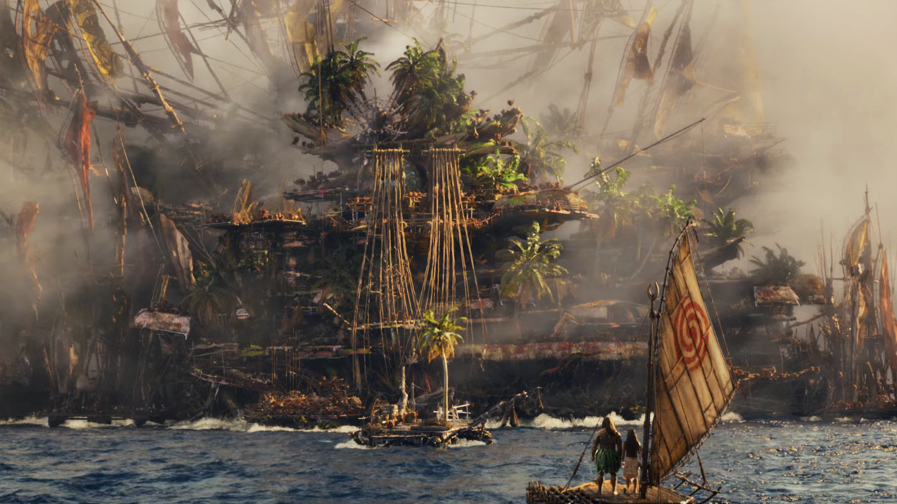 Still images taken from Moana live action remake trailer, 2026.