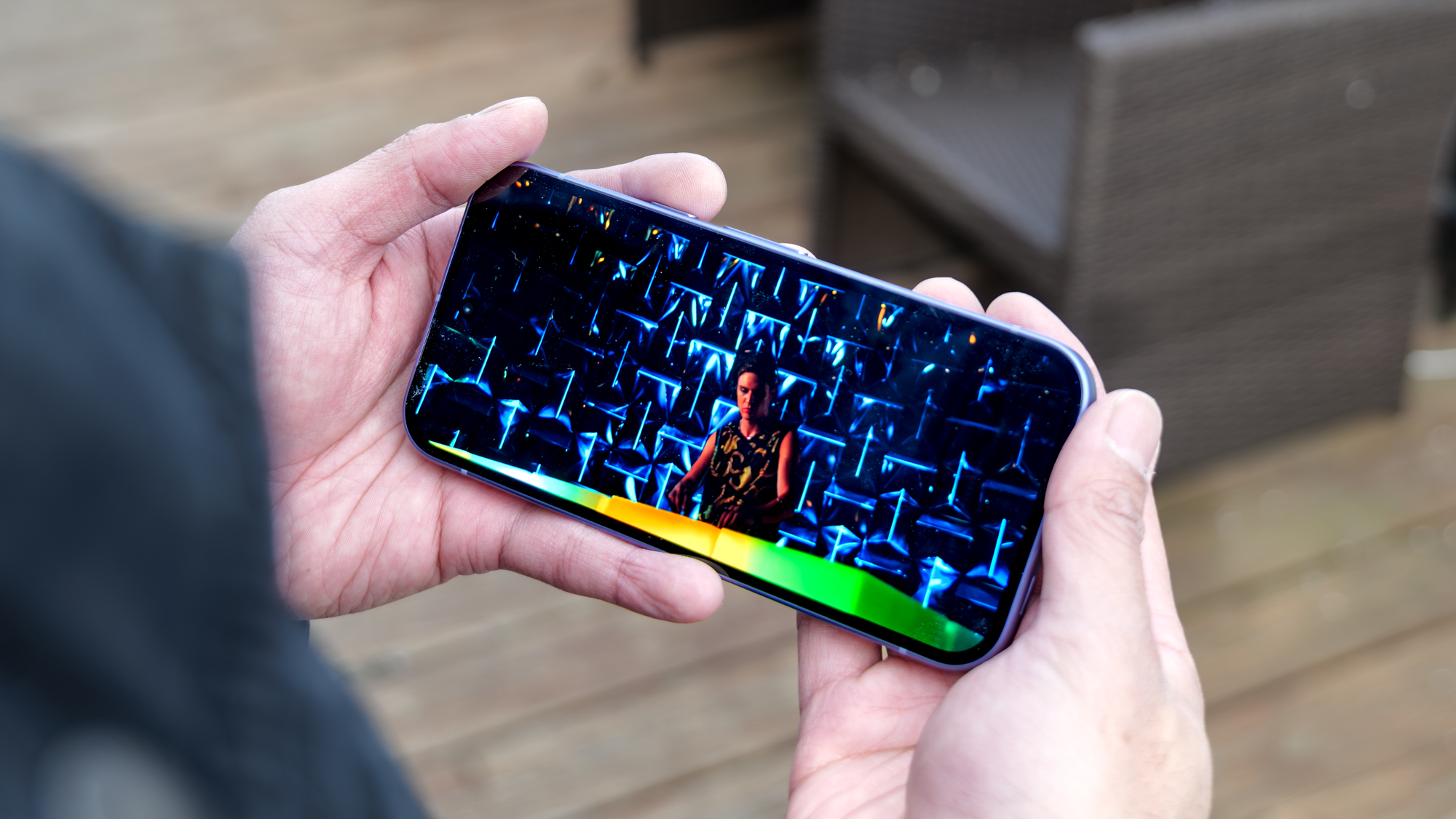 Google Pixel 10a playing 4K HDR video.