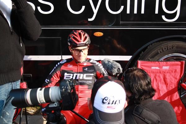 Tejay van Garderen was in demand at BMC's training camp in Spain.