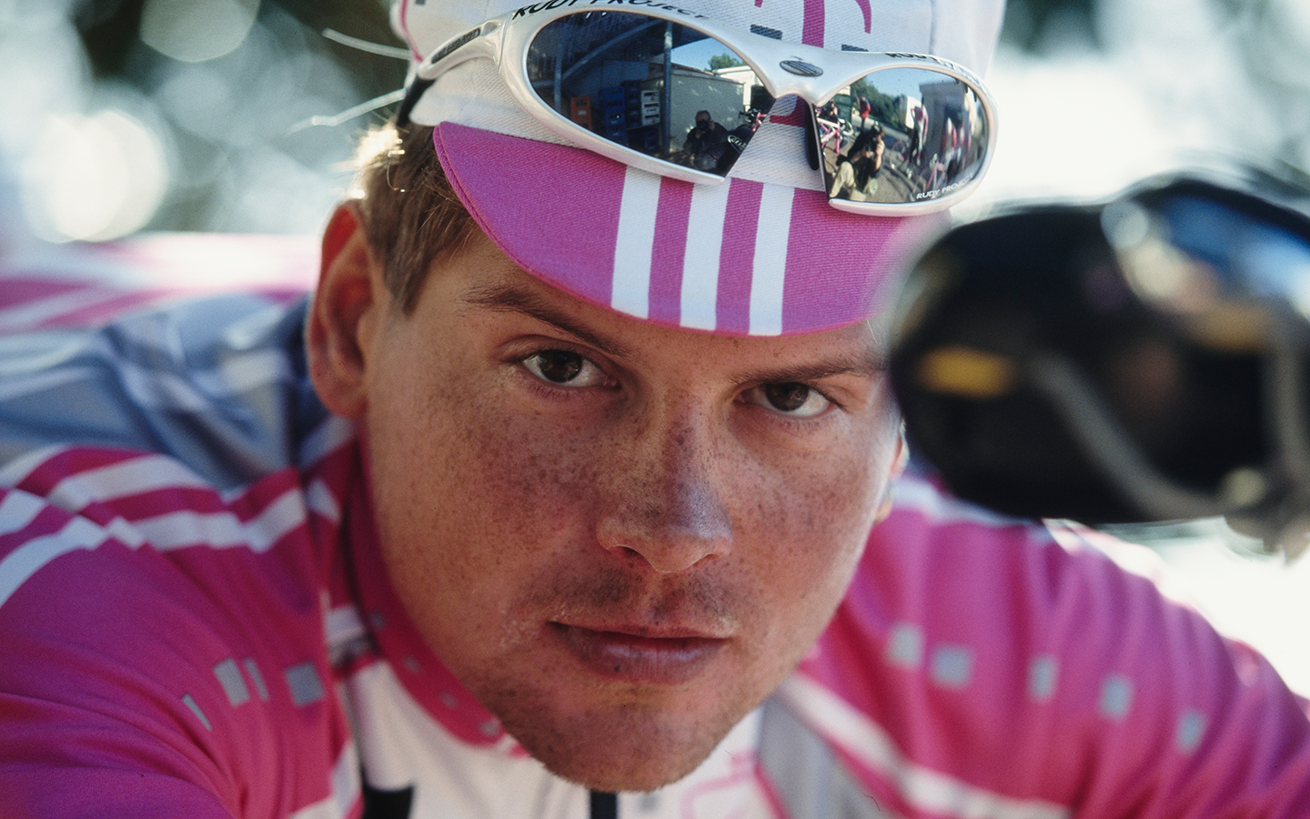 German cyclist Jan Ullrich at the Team Telekom training camp, on Mallorca, Balearic Islands, Spain, 17th January 1999. (Photo by Frank Peters/Bongarts/Getty Images)