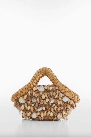 Simon Miller x Mango Mini tote bag with shell
