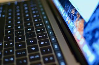 Function Keys on the touch bar