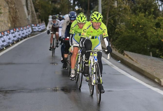 Moreno Moser and Peter Sagan (Cannondale)