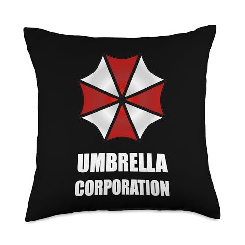 Umbrella Corporation Throw Pillow