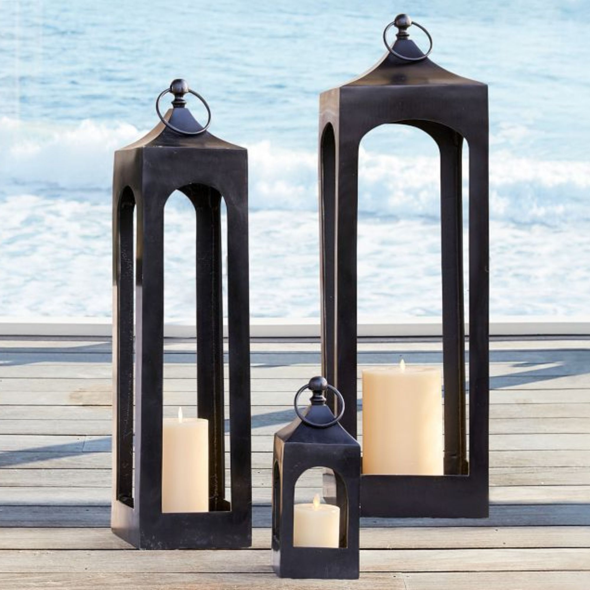 Caleb Handcrafted Metal Outdoor Lantern