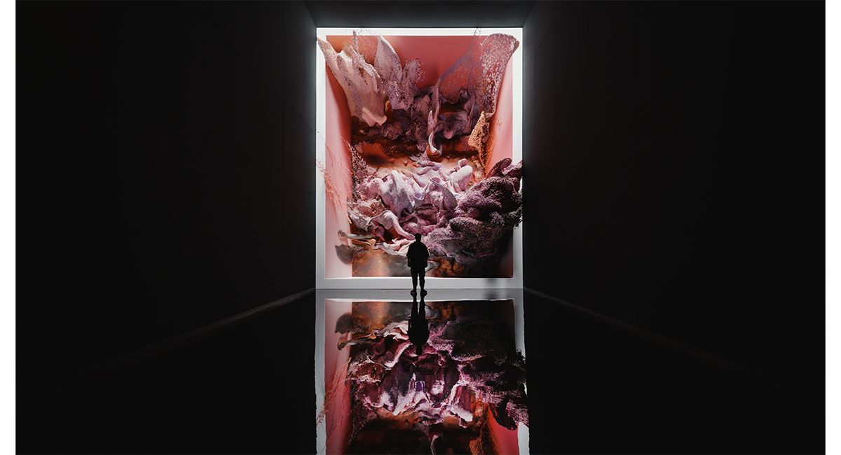Immersive AI art at DATALAND AI art museum