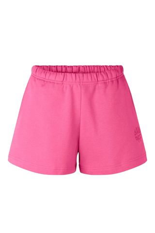 bright pink jersey shorts, ethical loungewear