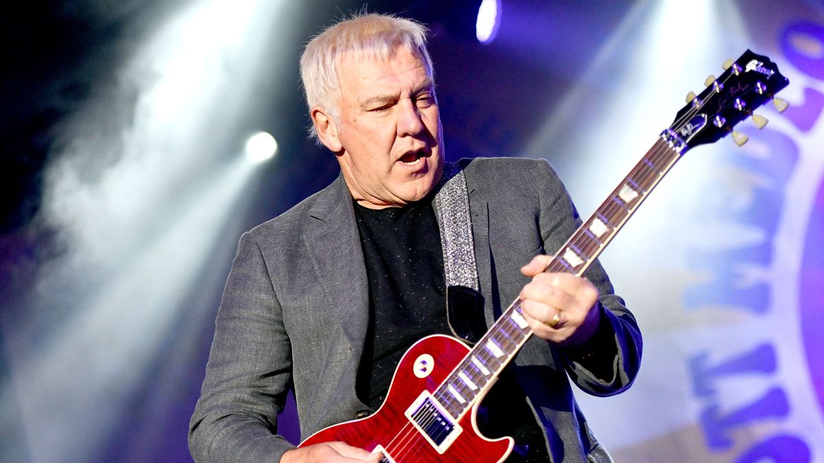 Alex Lifeson of Rush performing live